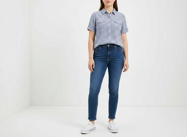 t shirty z rowerem: H&M L.O.G.G., Сорочка жіноча, розмір XL
