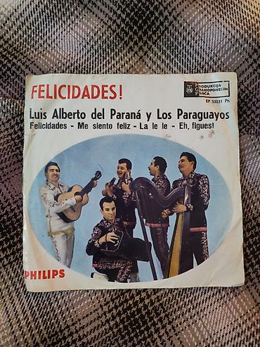 horizontalno: Vinil ploča – Luis Alberto del Paraná y Los Paraguayos: “Felicidades!” — 1