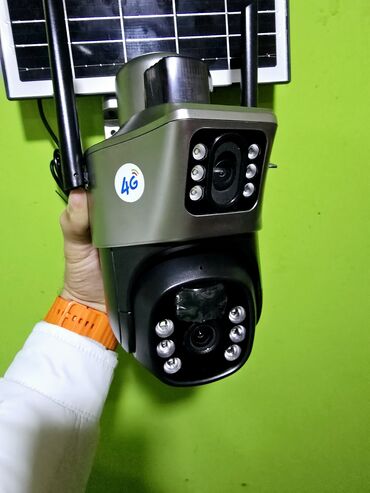 sony hd kamera: Simsiz 4G sim kartl Solar ptz 2 kamera 360° 8mp/4K Çöl ṣəraiti ücün