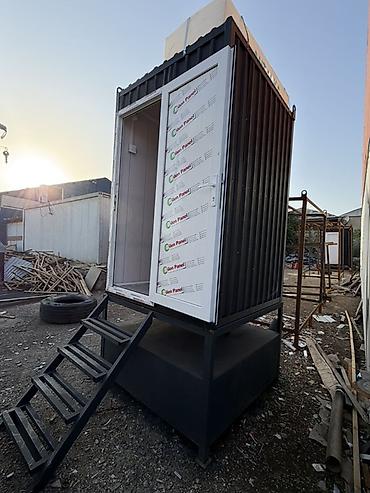 nasoslar və hidroforlar: Metal karkaslı, konteyner tipli mobil tualet kabinəsi - Ölçü — 5