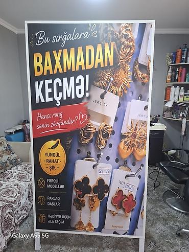 led reklam: İkiüzlü reklam stendi – “Bujuteriya Aləmi”işlənməyib bize uygun — 1