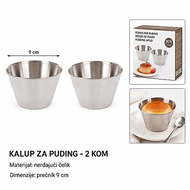 KMT Čaša 5406714 Opis: - Set kalupa za puding – 2 kom - Materijal