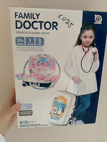 18 oyuncaq: Family Doctor – Uşaq həkim dəsti (3+) - 22+ hissəli tibbi oyun dəsti — 3