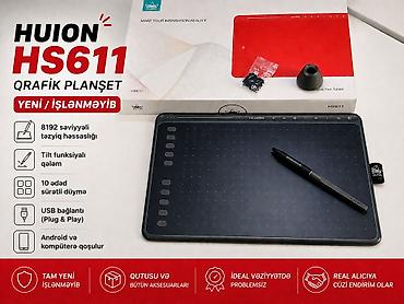 HUION HS611 qrafik planşet - 8192 səviyyəli təzyiq həssaslığı - Tilt lalafo.az -da HUION HS611 qrafik planşet - 8192 səviyyəli təzyiq həssaslığı - Tilt