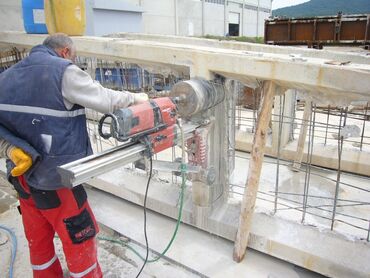 Beton işləri: #Betonkesme #betondeşmə Beton kubik kərpic - dən kəsim deşim — 8