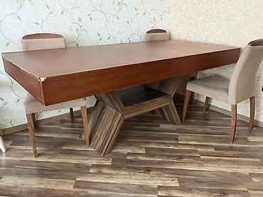 Masa dəsti satılır 300₼.6 oturacagı var.Masa 2 m,açıldıqda 2.30. Ünvan lalafo.az -da Masa dəsti satılır 300₼.6 oturacagı var.Masa 2 m,açıldıqda 2.30. Ünvan