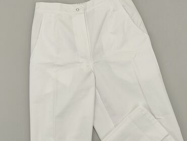 dzianinowe spodnie z szerokimi nogawkami: Material trousers, S (EU 36), condition - Very good