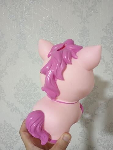 pony: Uşaqlar üçün kassa. Plastikdən. Uşaq üçün çəkməli pul qutusu – poniyə — 2