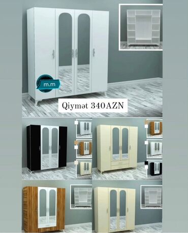 Dolablar: Yeni, Açılan, 3 qapılı Düz dolab, Şifonyer, Azərbaycan — 17