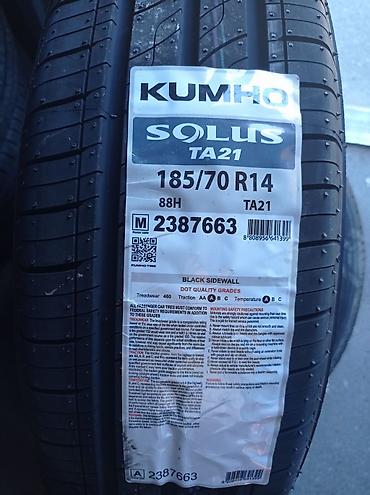 diskler r14: Kumho Solus TA21 minik avtomobili üçün şin - Ölçü: 185/70 R14 - — 1