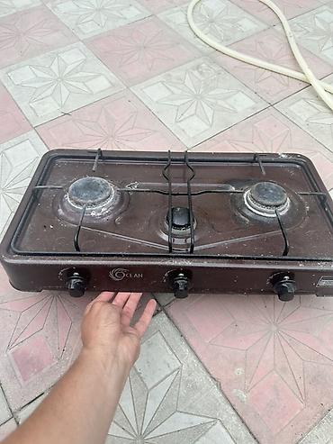 mikrodalqalı soba: Salam 1 ay işlənmiş OCEAN markalı 3 gözlü qaz plitəsi - Masaüstü tip — 1
