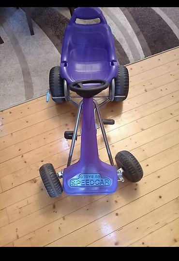 velosiped uşaq üçün: Uşaq pedallı go-kart – GTOYS 88 SPEEDCAR - Rəng: bənövşəyi - — 1