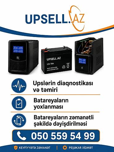 ups: 600 w yuxari 80 kv qeder upsleri temiri temizlenmesi test olunmasi — 1