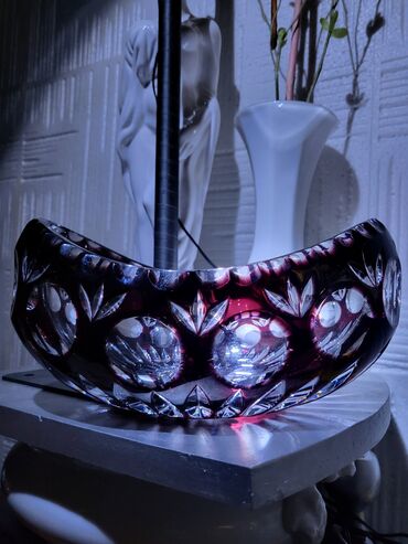 Ostalo posuđe: Cinija nova gondola,kristal,led kristal 70te Nachtmann. Cinija je — 3