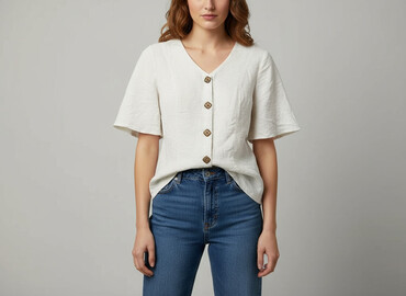 sukienki o kroju marynarki reserved: Women's blouse, size M