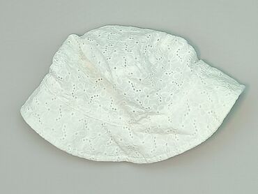 czapka uszatka biała: Hat, 12 years, 55-58 cm, condition - Good