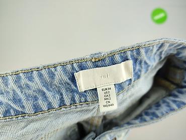 denim: H&M, Jeansy damskie, rozmiar 2XS — 4