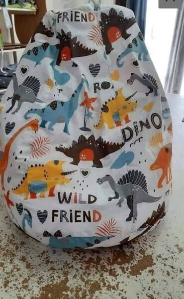 Foteljice: Dečje lazy bag fotelje – mekane jastuk-fotelje sa šarenim dečjim — 4