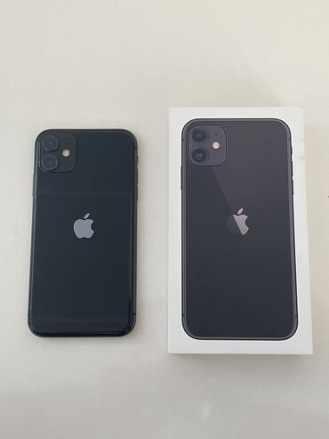 phone 11: IPhone 11, 64 ГБ, Jet Black, Face ID, Беспроводная зарядка