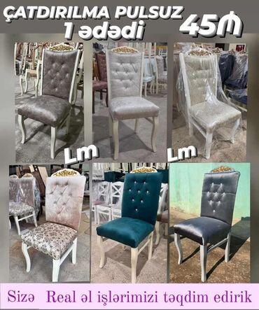 mebel stul: _*OTURACAQ/STUL*_ _Sifarişlə və yeni📌 Qiymət : *45₼*( 1 ədədi)