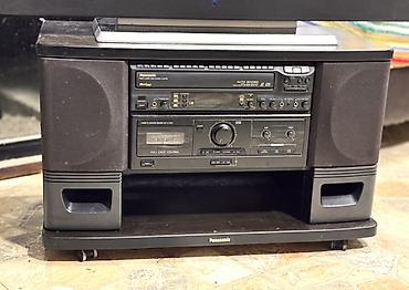 Panasonic Multi Laser Disc Player + kaset gücləndirici/spiker sistemi