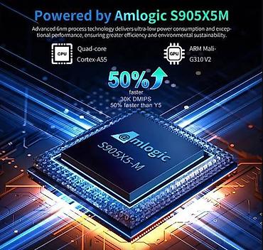 DVD i Blu-ray plejeri: Android boks X96 M200- S905X5M- 4GB-BT 5x- Android 14 Garancija na — 13