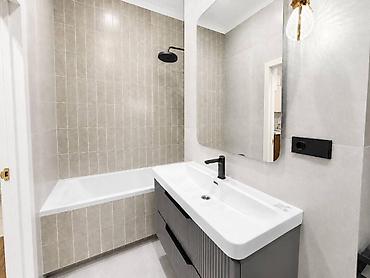Квартиры: 3 комнаты, 75 м², Асанбай мкр Элитка, 10 этаж, Дизайнерский ремонт — 3
