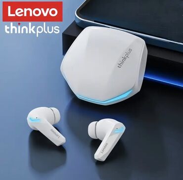 Qulaqcıqlar: Simsiz (Bluetooth) Qulaqcıqlar, Lenovo, rəng - Ağ