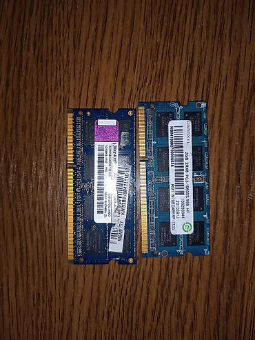 Оперативная память (RAM) для ПК: Noutbuk üçün RAM modulları - Tip: SO-DIMM - Miqdar: 2 ədəd modul — 1