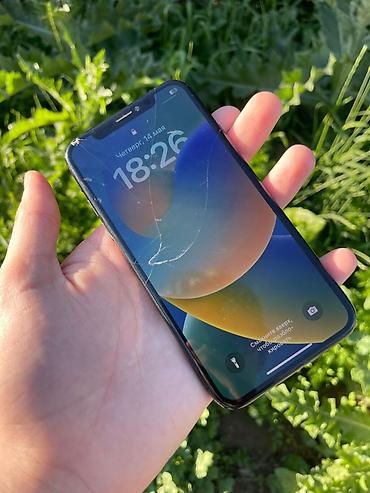 Apple iPhone: IPhone X, Б/у, 64 ГБ, Черный, 71 % — 6