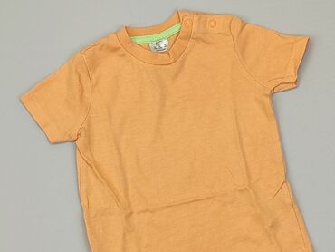 koszulka pomarańczowa: T-shirt, F&F, 6-9 months, condition - Good