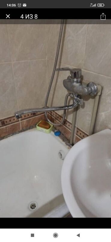 купить квартиру в строящемся доме в бишкеке: 1 комната, 32 м², 104 серия, 2 этаж, Старый ремонт
