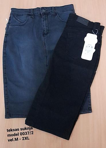 Suknje: Teksas suknje – više modela i nijansi - Model 0039/1: srednja dužina — 7