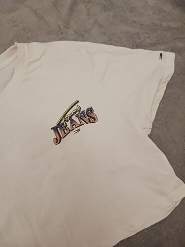 bogner polo majice: Men's T-shirt Tommy Hilfiger, L (EU 40), XL (EU 42), bоја - Bela