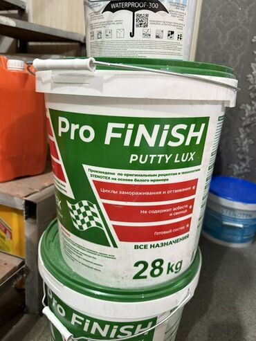 шпатлевка по дереву: Шпатлевка Pro Finish Putty Lux в ведре весом 28 кг. Подходит для