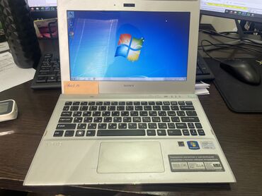 ноутбук vaio: Ультрабук, Sony, Intel Core i3, 14 ", Б/у, Для несложных задач, память HDD