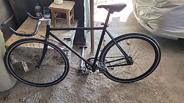очки на шлем: Фикс-байк (single speed) без тормозов - Рама и вилка: сталь, покраска — 5