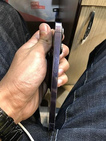 iphone 14 pro ekranı: IPhone 14 Pro, Deep Purple, Face ID — 2