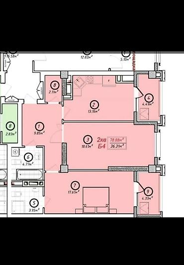Продажа квартир: 2 комнаты, 78 м², Элитка, 10 этаж, Евроремонт — 12