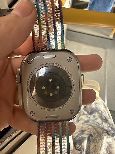 redmi 2: Смарт-часы Apple Watch Ultra, 49 мм - Корпус: титановый, задняя — 3