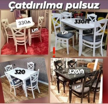 Stullar: Mətbəx üçün, Yeni, 4 stul
