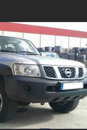 ремонт глушителя: Nissan Patrol qabag 
Bufer Sol Kənarında Təmirə ehtiyac var 15 sm