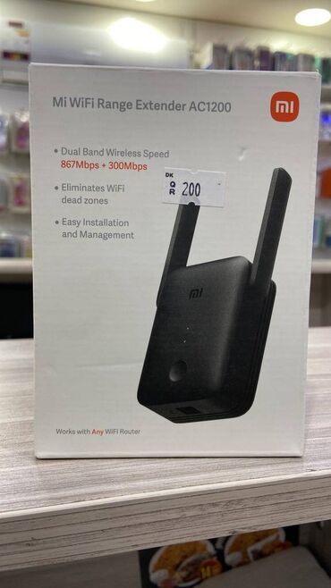 Modemlər və şəbəkə avadanlıqları: 🔥Model: Siqnal gücləndirici Xiaomi Mi Wi-Fi Range Extender AC1200