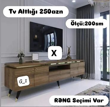 TV altlığı - Qiymət: 250 AZN - Ölçü: 200 sm - Rəng seçimi var