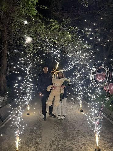 сюрприз: ХОЛОДНЫЙ ФОНТАН ІБИШКЕКІ ФЕЙЕРВЕРК 📸Для фото / сюрпризов 💍Свидания — 1