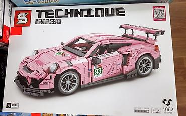 blok konstruktorlar: Lego Konstruktor "Oyuncaq Maşın"🚗 Model: Porsche 911 GT3 Pink💕 🔹Ölkə — 3