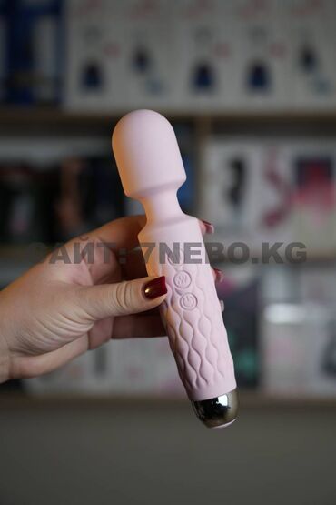 помпа для полового члена: Классический нежно-розовый вибратор-микрофон с подвижной головкой -