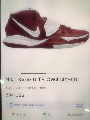 rumenilo max factor: Nike Kyrie 6 basketball sneakers. Original iz Amerike. Br 36(23cm — 2