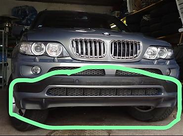 50 55: Передняя губа на передний бампер обвес BMW X5 E53 от 4,8 … - — 2