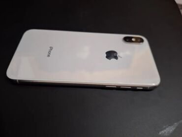 Apple iPhone: IPhone X, Б/у, 64 ГБ, Серебристый, Защитное стекло, Чехол, 100 % — 4